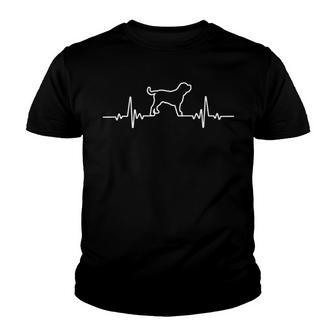 Minimalist Heartbeat English Mastiff Youth T-shirt | Favorety UK