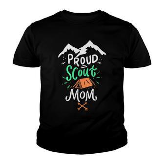 Mother Camping Scout Leader Gift Youth T-shirt - Thegiftio UK