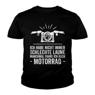 Motorcycle Saying Funny Motorbiker 476 Shirt Youth T-shirt | Favorety DE