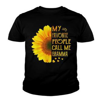 My Favorite People Call Me Gramma 728 Shirt Youth T-shirt | Favorety AU