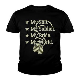 My Son Is A Soldier Hero Proud 707 Shirt Youth T-shirt | Favorety