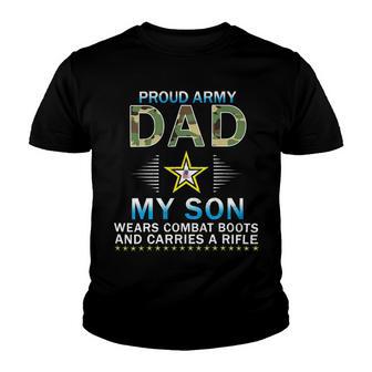 My Son Wears Combat Bootsproud Army 690 Shirt Youth T-shirt | Favorety AU