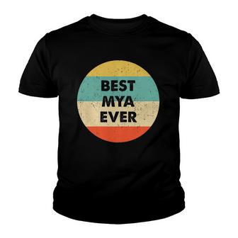 Mya Name Best Mya Ever Vintage Retro Youth T-shirt - Thegiftio UK