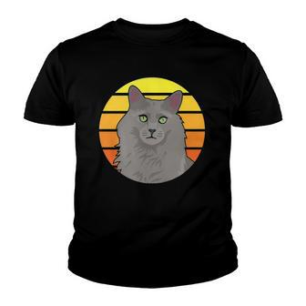 Nebelung Cat Lover Gift Youth T-shirt | Mazezy