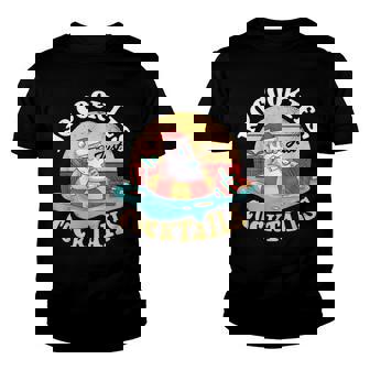 No Cookies Just Cocktails Santa Tropical Sommer Christmas Youth T-shirt - Thegiftio