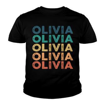 Olivia Name Shirt Olivia Family Name Youth T-shirt - Monsterry