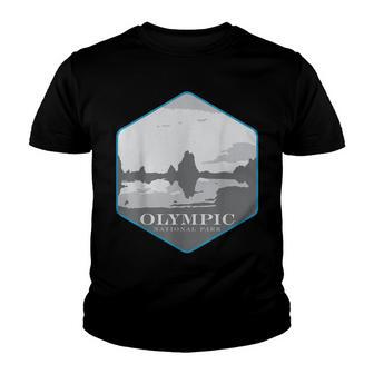 Olympic National Park | Camping Hiking Outdoors Youth T-shirt - Thegiftio UK