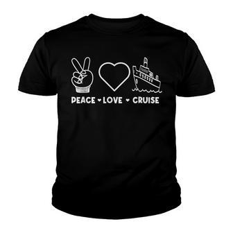 On Cruise Mode Enjoy Cruising Apparel Sailing Vacation Trip Youth T-shirt - Thegiftio UK