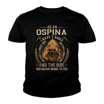 Ospina Name Shirt Ospina Family Name V2 Youth T-shirt - Monsterry AU