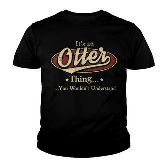 Otter Shirt Personalized Name Gifts T Shirt Name Print T Shirts Shirts With Name Otter Youth T-shirt - Seseable