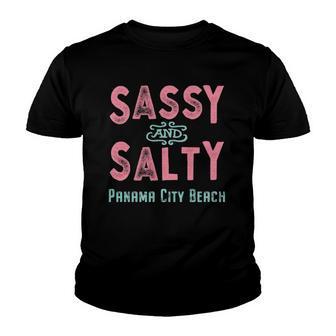 Panama City Beach Florida Sassy Souvenir Youth T-shirt | Mazezy