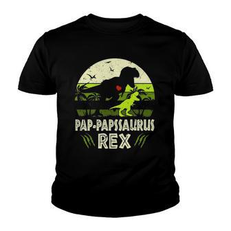 Pap Papssaurusrex Dinosaur Pap Paps Saurus Family Youth T-shirt - Thegiftio UK