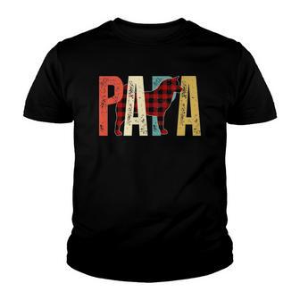 Papa American Akita For American Akita Dog Lovers Youth T-shirt - Thegiftio UK