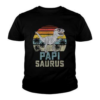 Papisaurusrex Dinosaur Papi Saurus Family Matching Youth T-shirt - Thegiftio UK