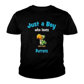 Parrot For Boys Kids Parrot Youth T-shirt - Thegiftio UK