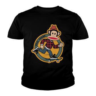 Paul Frank Julius Skateboarding Poster Youth T-shirt - Thegiftio UK