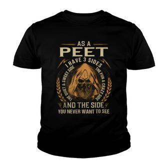 Peet Name Shirt Peet Family Name V2 Youth T-shirt - Monsterry