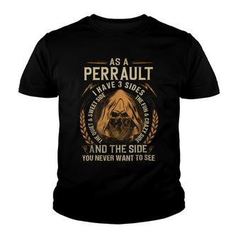 Perrault Name Shirt Perrault Family Name Youth T-shirt - Monsterry AU