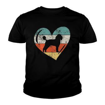 Poodle Dog Vintage Retro Pet Lover Youth T-shirt - Thegiftio UK
