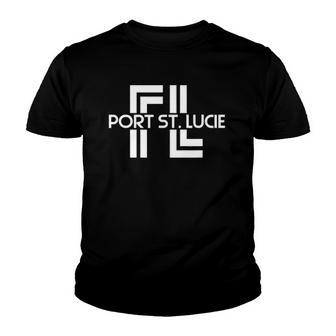 Port St Lucie Florida Fl Vacation Souvenirs Youth T-shirt | Mazezy