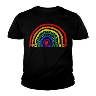 Pride Allyship Lgbtqia Support Supporter Youth T-shirt - Thegiftio UK