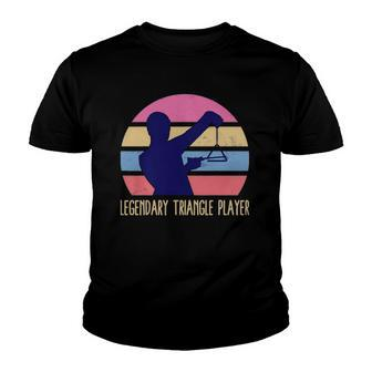 Professional Triangle Player Idea Sound Triangle Player Youth T-shirt | Mazezy