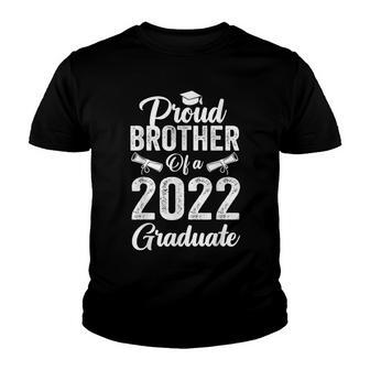 Proud Brother Of A 2022 Graduate Graduation Family Matching Youth T-shirt | Mazezy