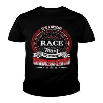 Race Shirt Family Crest Race T Shirt Race Clothing Race Tshirt Race Tshirt Gifts For The Race Youth T-shirt - Seseable
