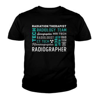 Radiation Therapist Radiographer Rad Radiology Xray Tech Youth T-shirt | Mazezy