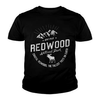 Redwood National Park Camping Hiking California Gift Youth T-shirt - Thegiftio UK