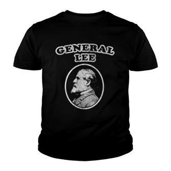 Retro General Lee By Civil War Co Youth T-shirt - Thegiftio UK