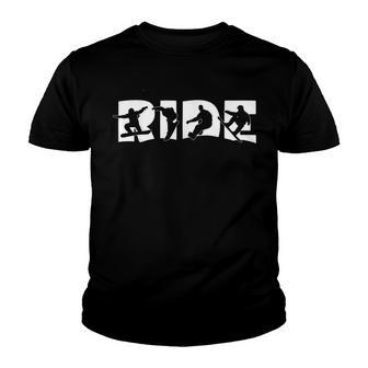 Ride Snowboard T Snowboarding Gift Snowboarding Youth T-shirt - Thegiftio UK
