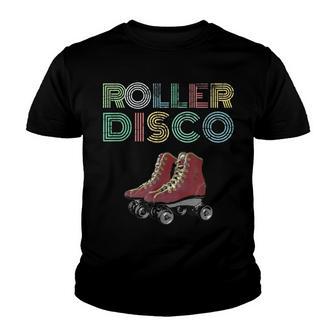 Roller Disco 70S & 80S Retro Distressed Party Youth T-shirt - Thegiftio UK