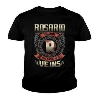 Rosario Blood Run Through My Veins Name V2 Youth T-shirt - Seseable