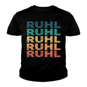 Ruhl Name Shirt Ruhl Family Name V2 Youth T-shirt - Monsterry UK
