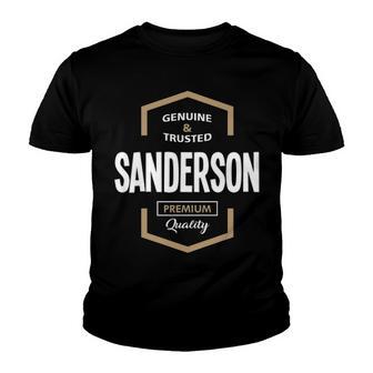 Sanderson Name Gift Sanderson Quality Youth T-shirt - Thegiftio UK