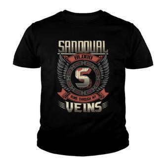 Sandoval Blood Run Through My Veins Name V2 Youth T-shirt - Seseable