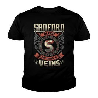 Sanford Blood Run Through My Veins Name V6 Youth T-shirt - Seseable
