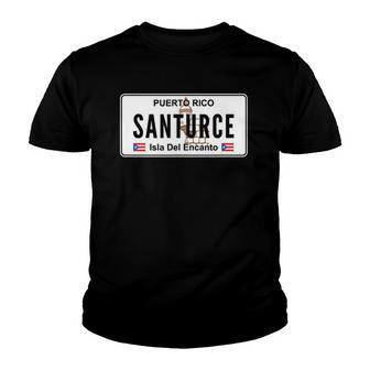 Santurce - Puerto Rico Proud Boricua Youth T-shirt | Mazezy