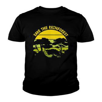 Save The Rainfores Earth Day Save Earth Inspiration Youth T-shirt - Thegiftio UK