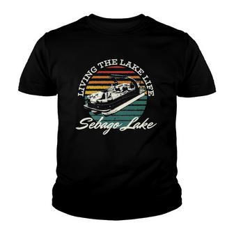 Sebago Lake Lake Life Living The Lake Life Boating Youth T-shirt - Thegiftio UK