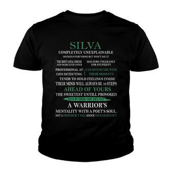 Silva Name Gift Silva Completely Unexplainable Youth T-shirt - Seseable