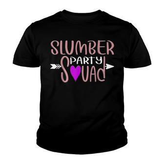 Sleepover Pajama Party Costume Cute Slumber Party Squad Youth T-shirt - Thegiftio UK