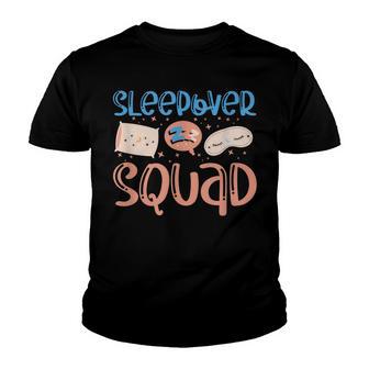 Sleepover Squad Overnight Pajama Slumber Party Youth T-shirt - Thegiftio UK