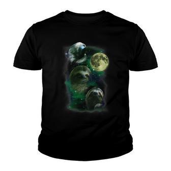 Sloth Moon Funny Parody Nap Sloth Lazy 850 Shirt Youth T-shirt | Favorety AU