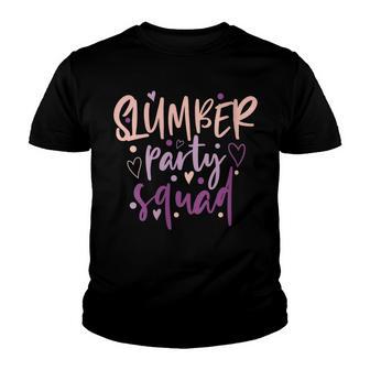 Slumber Party Squad Sleepover Pajama Nails & Make Up V2 Youth T-shirt - Thegiftio UK