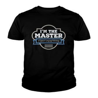 Speech Language Pathology Masters Graduation Gif Youth T-shirt - Thegiftio UK