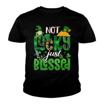 St Patricks Day Not Lucky Just Blessed Christian Faith Women Youth T-shirt - Thegiftio UK