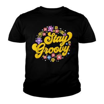 Stay Groovy Hippie V2 Youth T-shirt - Thegiftio UK