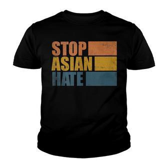 Stop Asian Hate Stop Aapi Asian American Youth T-shirt - Thegiftio UK
